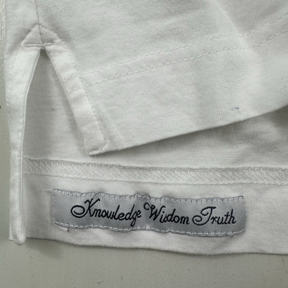 Robert Graham White Polo Shirt Men Large Embroidered‎ Skull Soft Supima Cotton - Picture 6 of 12